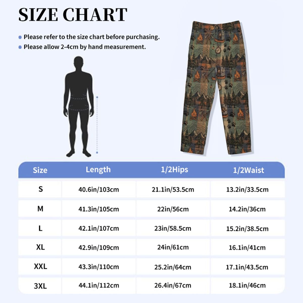 Men's Pajama Pants Customized Services pjs3000 S & M Design Studios