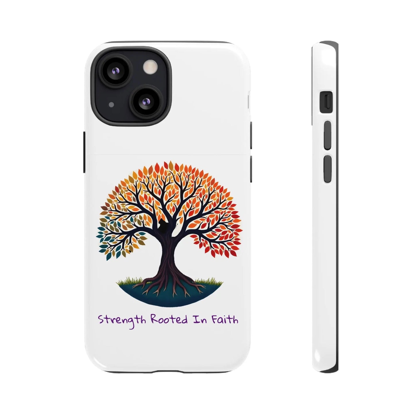 Phone Case — "Strength Rooted In Faith" Tree of Life Christian Phone Case - S & M Design Studios