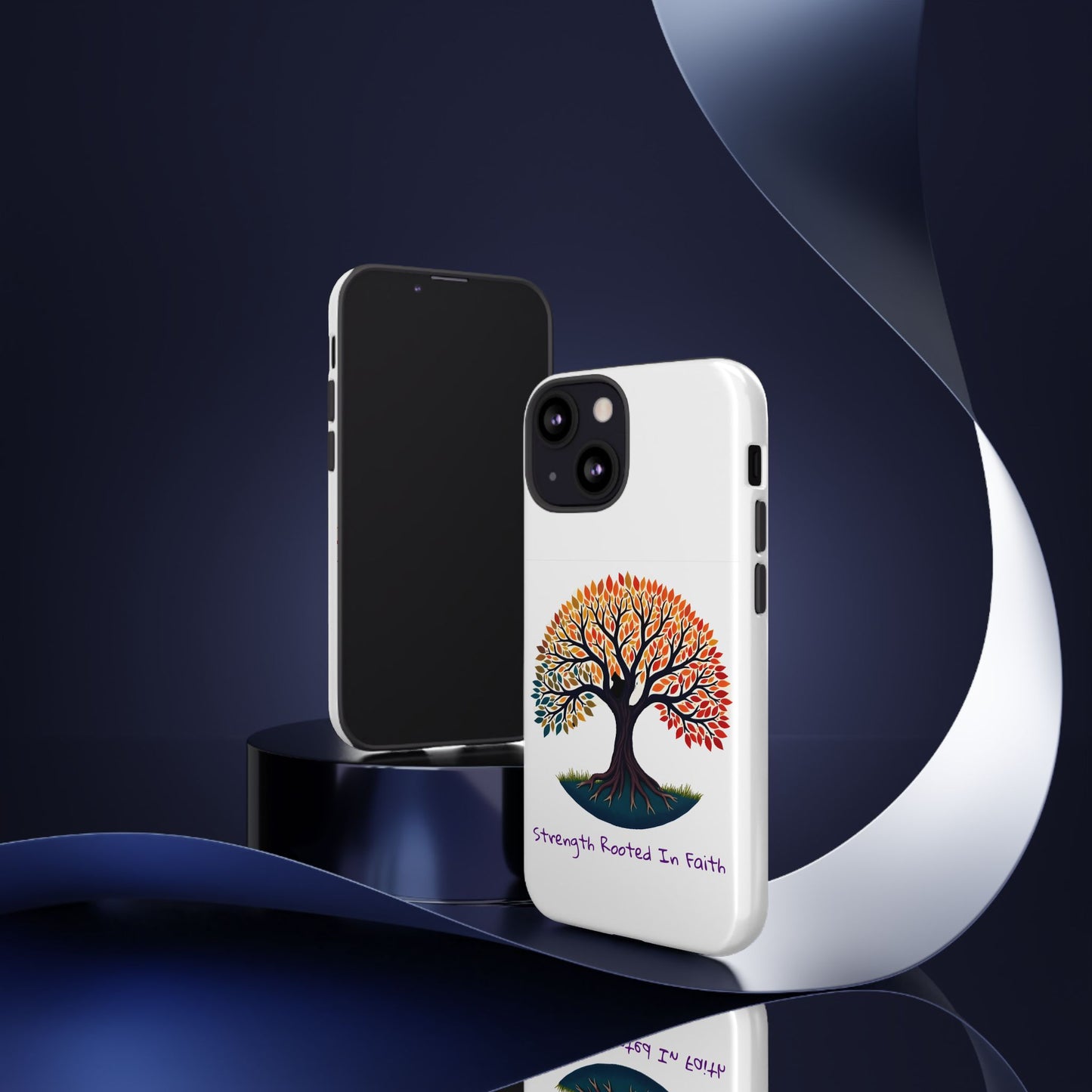 Phone Case — "Strength Rooted In Faith" Tree of Life Christian Phone Case - S & M Design Studios