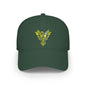 Phoenix Emblem Low Profile Baseball Cap — Yellow Tribal Phoenix Hat - S & M Design Studios