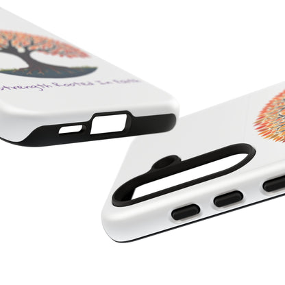 Phone Case — "Strength Rooted In Faith" Tree of Life Christian Phone Case - S & M Design Studios