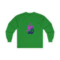 Long Sleeve Tee — Gradient Knot Logo & 'Resilient Strong Determined' Back - S & M Design Studios