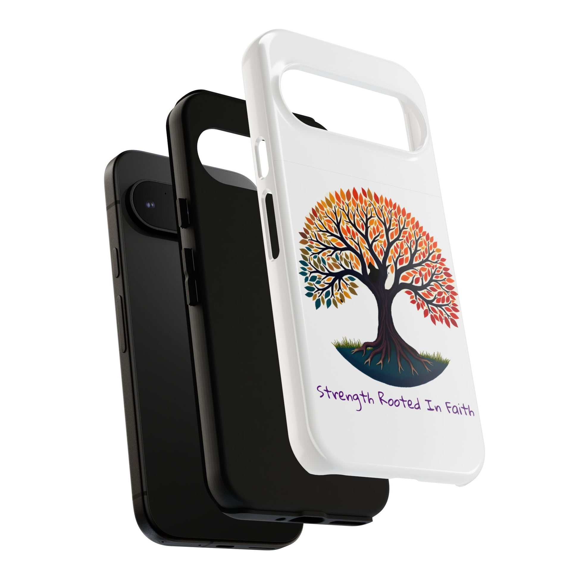 Phone Case — "Strength Rooted In Faith" Tree of Life Christian Phone Case - S & M Design Studios