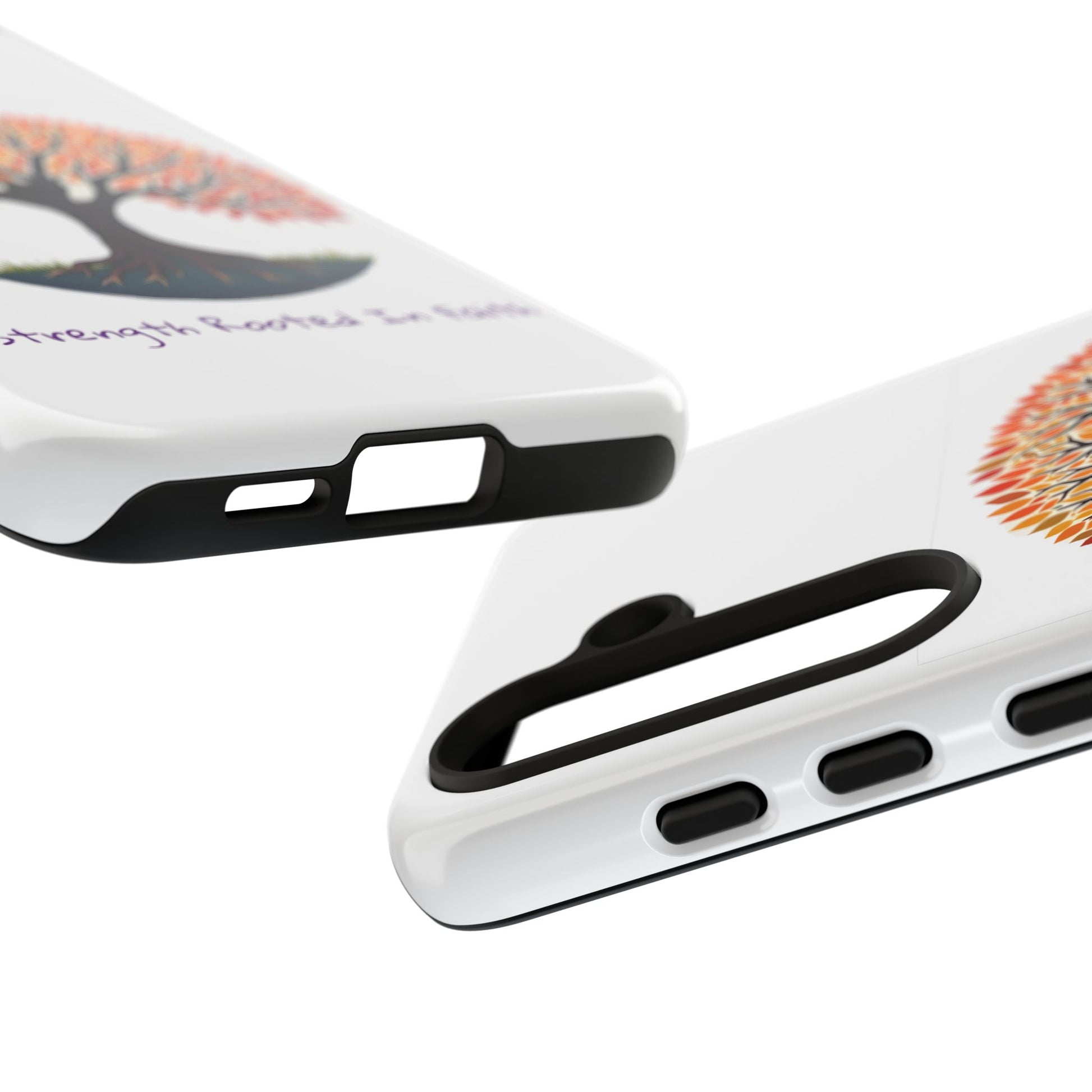 Phone Case — "Strength Rooted In Faith" Tree of Life Christian Phone Case - S & M Design Studios