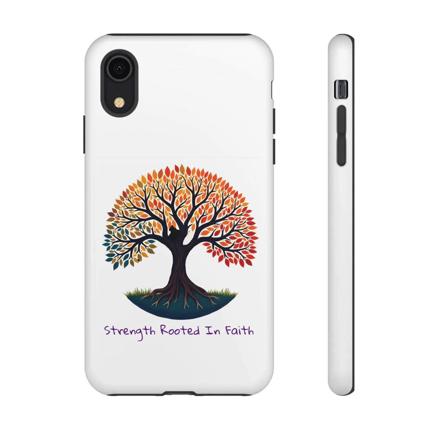 Phone Case — "Strength Rooted In Faith" Tree of Life Christian Phone Case - S & M Design Studios