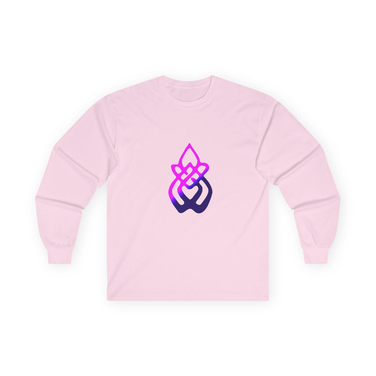 Long Sleeve Tee — Gradient Knot Logo & 'Resilient Strong Determined' Back - S & M Design Studios