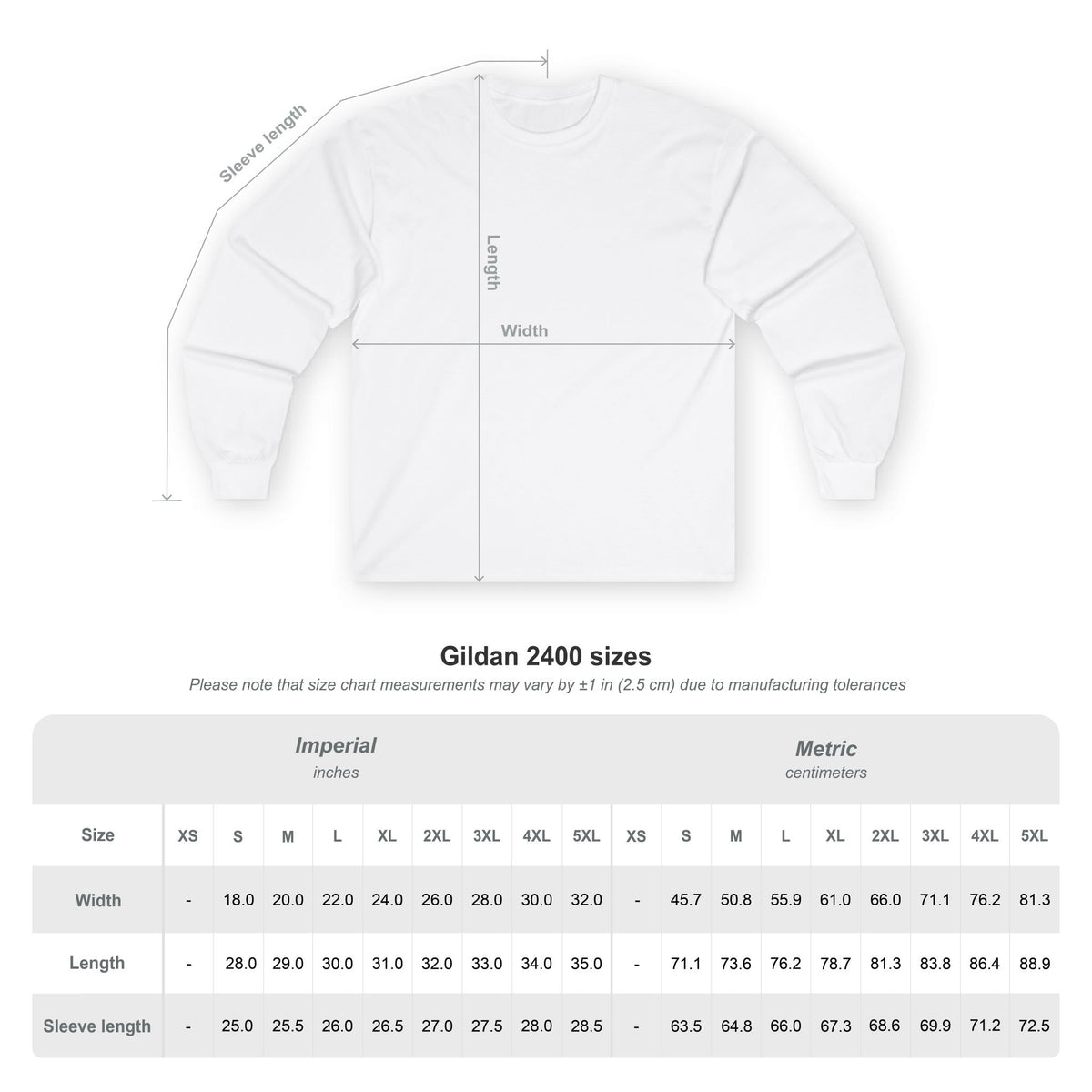 Long Sleeve Tee — Gradient Knot Logo & 'Resilient Strong Determined' Back - S & M Design Studios