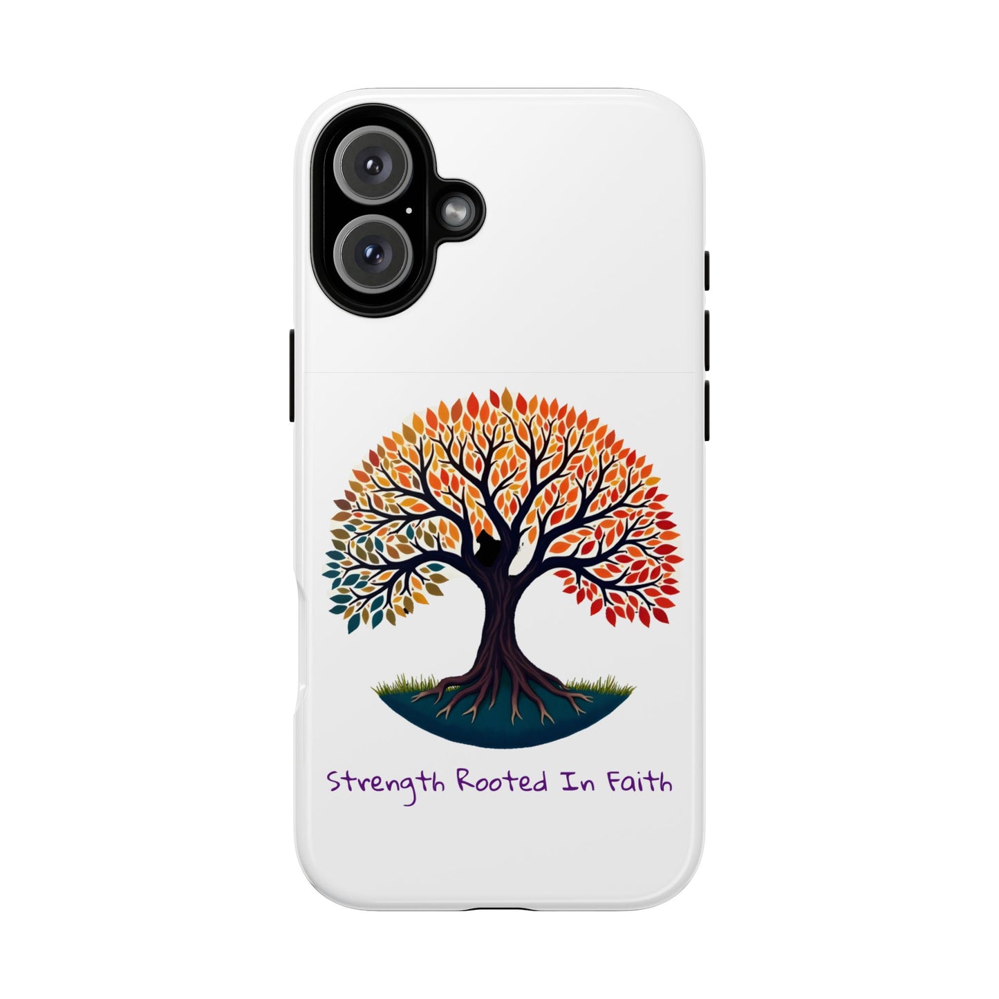 Phone Case — "Strength Rooted In Faith" Tree of Life Christian Phone Case - S & M Design Studios