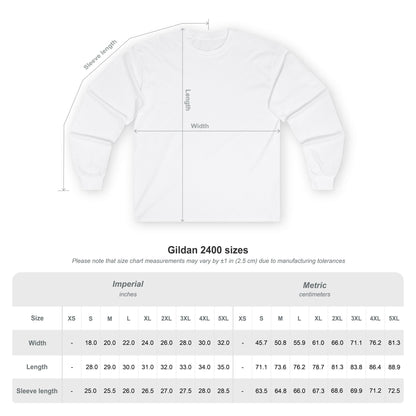 Long Sleeve Tee — Gradient Knot Logo & 'Resilient Strong Determined' Back - S & M Design Studios