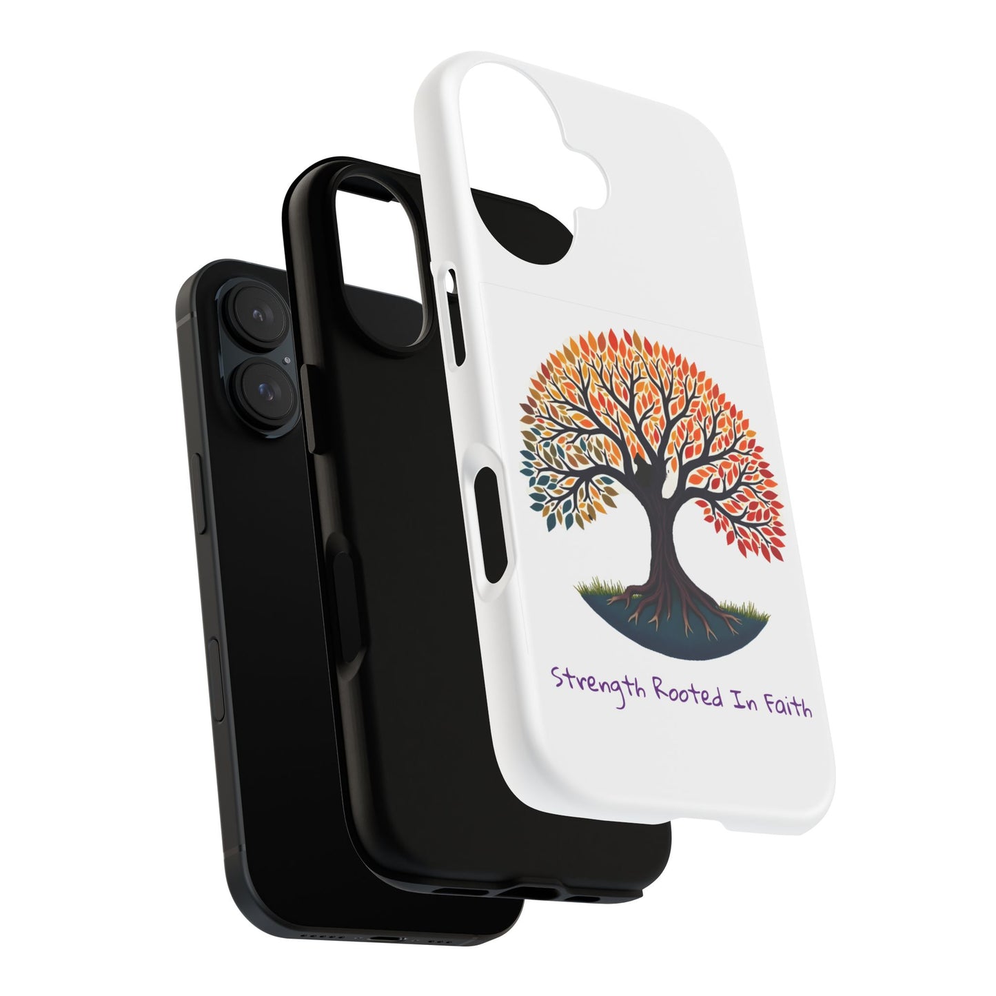 Phone Case — "Strength Rooted In Faith" Tree of Life Christian Phone Case - S & M Design Studios