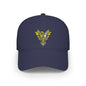 Phoenix Emblem Low Profile Baseball Cap — Yellow Tribal Phoenix Hat - S & M Design Studios
