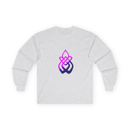 Long Sleeve Tee — Gradient Knot Logo & 'Resilient Strong Determined' Back - S & M Design Studios