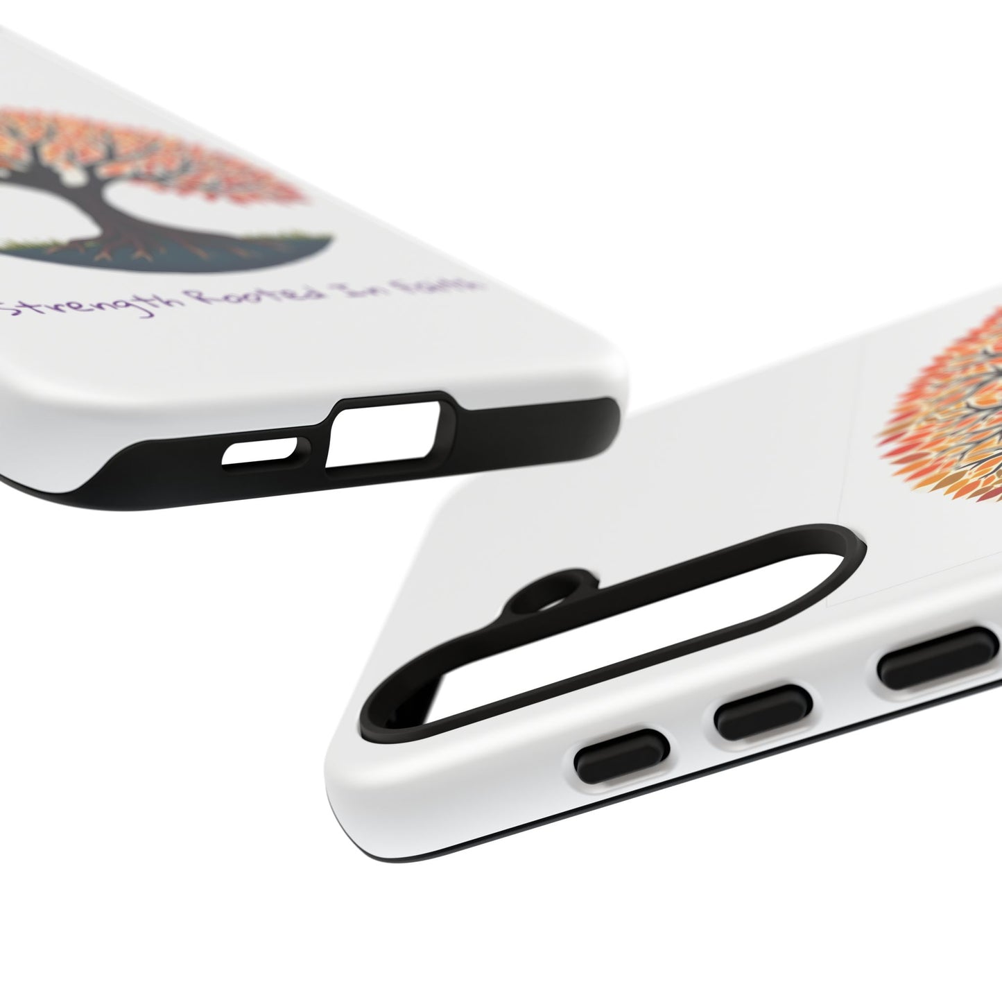 Phone Case — "Strength Rooted In Faith" Tree of Life Christian Phone Case - S & M Design Studios