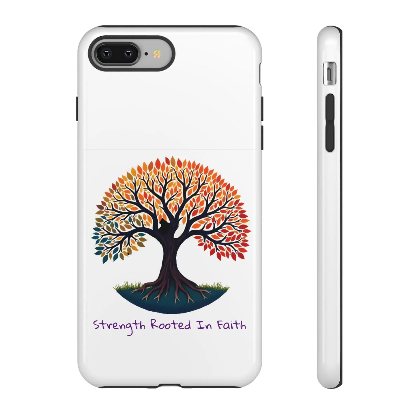 Phone Case — "Strength Rooted In Faith" Tree of Life Christian Phone Case - S & M Design Studios