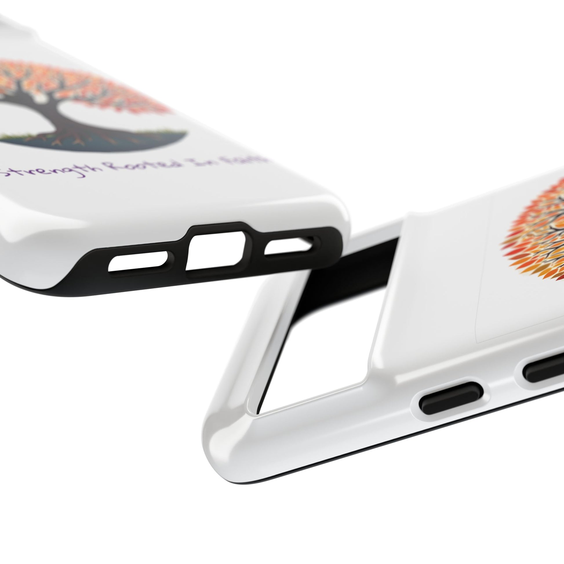 Phone Case — "Strength Rooted In Faith" Tree of Life Christian Phone Case - S & M Design Studios