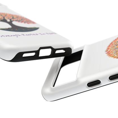 Phone Case — "Strength Rooted In Faith" Tree of Life Christian Phone Case - S & M Design Studios