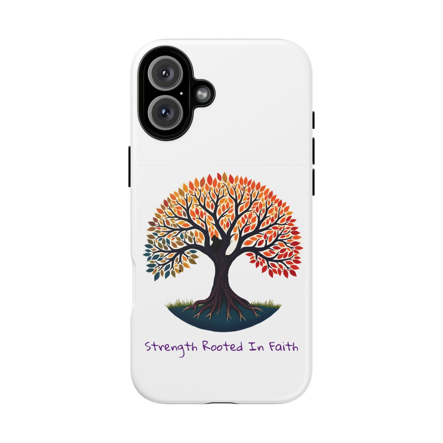 Phone Case — "Strength Rooted In Faith" Tree of Life Christian Phone Case - S & M Design Studios