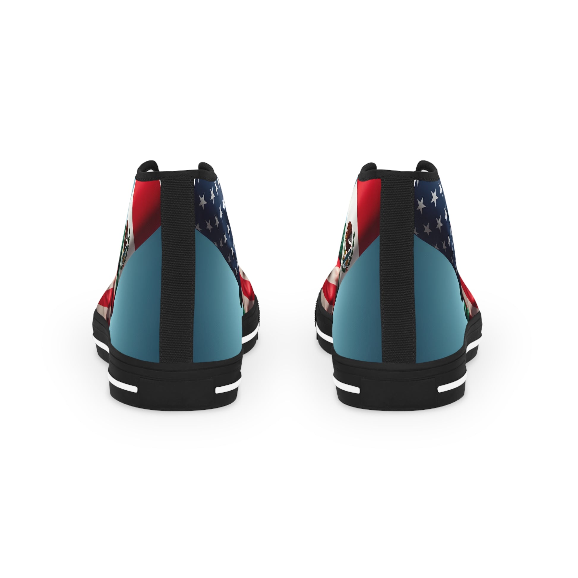 High Top Sneakers — USA & Mexico Flag Fusion Athletic Shoes - 
Bold Statement Shoes Built for Everyday Wear

Who's Your Neighbor Limeted Edition Shoes