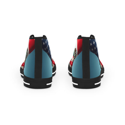 High Top Sneakers — USA & Mexico Flag Fusion Athletic Shoes - 
Bold Statement Shoes Built for Everyday Wear

Who's Your Neighbor Limeted Edition Shoes