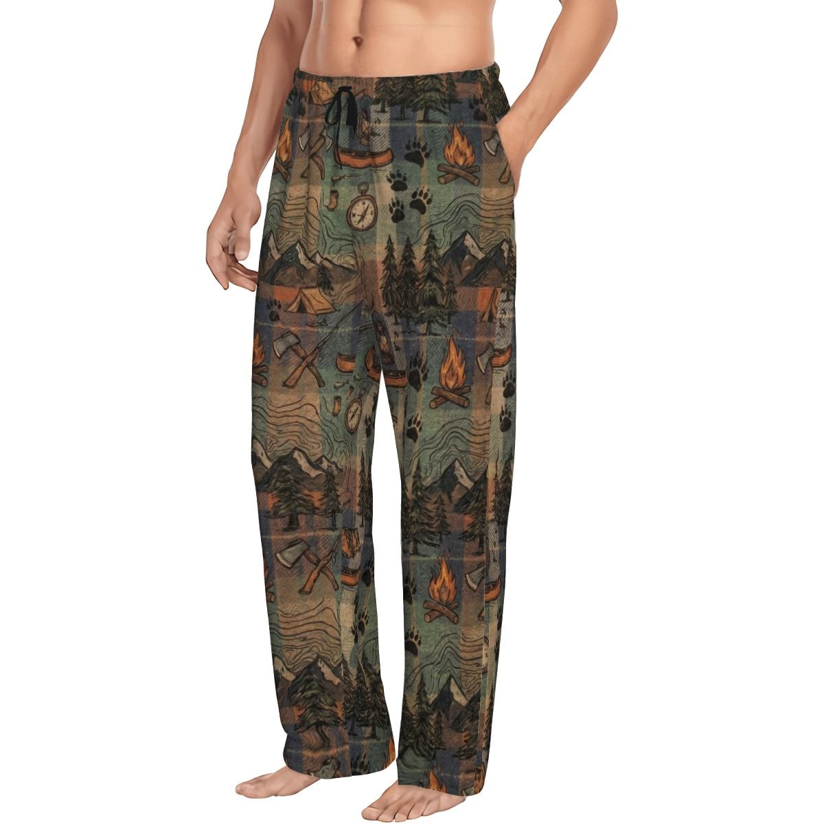 Men's Pajama Pants Customized Services pjs3000 S & M Design Studios
