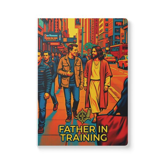 Journal — 'Father in Training' Inspirational Christian Notebook Printify