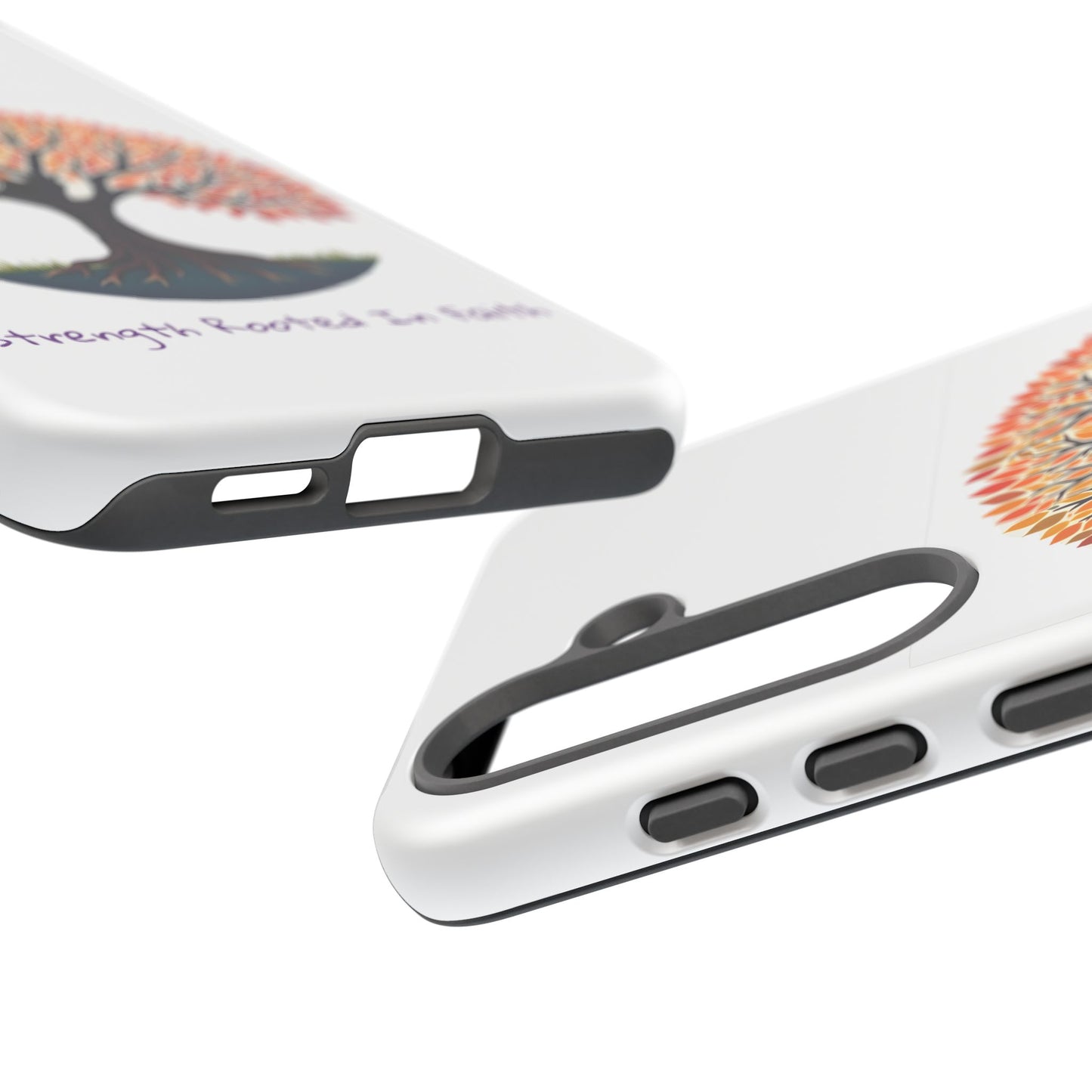 Phone Case — "Strength Rooted In Faith" Tree of Life Christian Phone Case - S & M Design Studios