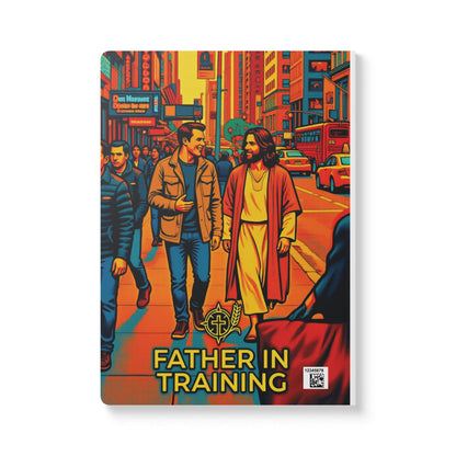 Journal — 'Father in Training' Inspirational Christian Notebook Printify