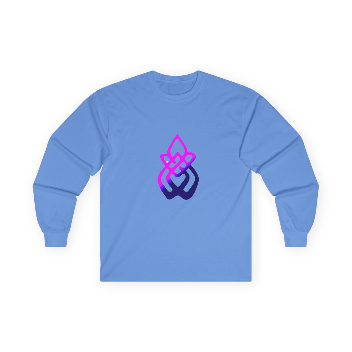 Long Sleeve Tee — Gradient Knot Logo & 'Resilient Strong Determined' Back - S & M Design Studios
