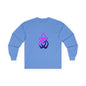 Long Sleeve Tee — Gradient Knot Logo & 'Resilient Strong Determined' Back - S & M Design Studios