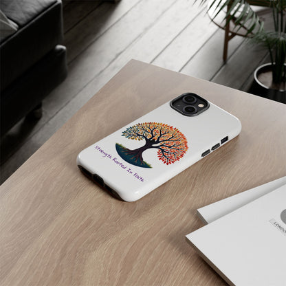 Phone Case — "Strength Rooted In Faith" Tree of Life Christian Phone Case - S & M Design Studios