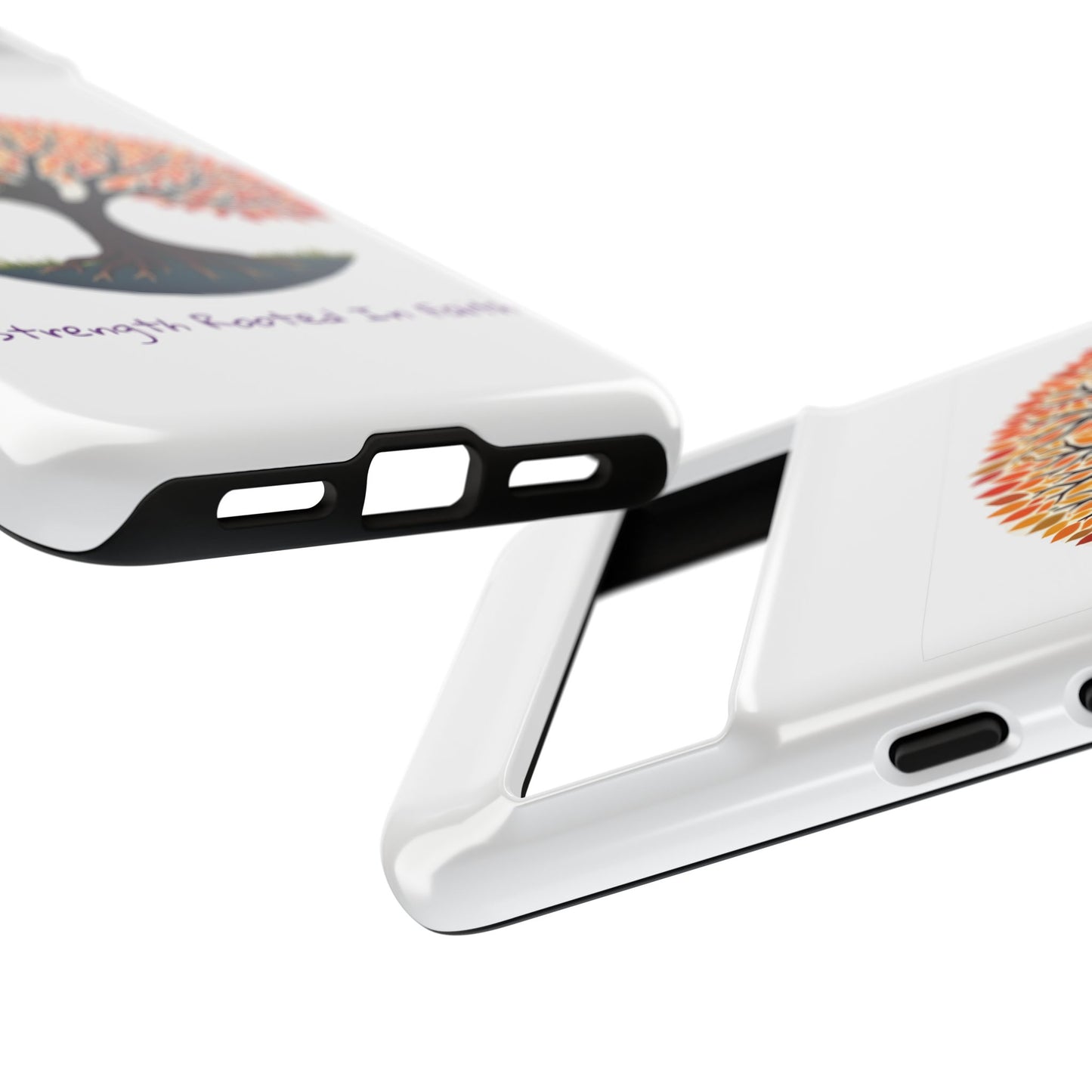Phone Case — "Strength Rooted In Faith" Tree of Life Christian Phone Case - S & M Design Studios