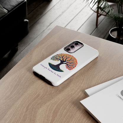Phone Case — "Strength Rooted In Faith" Tree of Life Christian Phone Case - S & M Design Studios