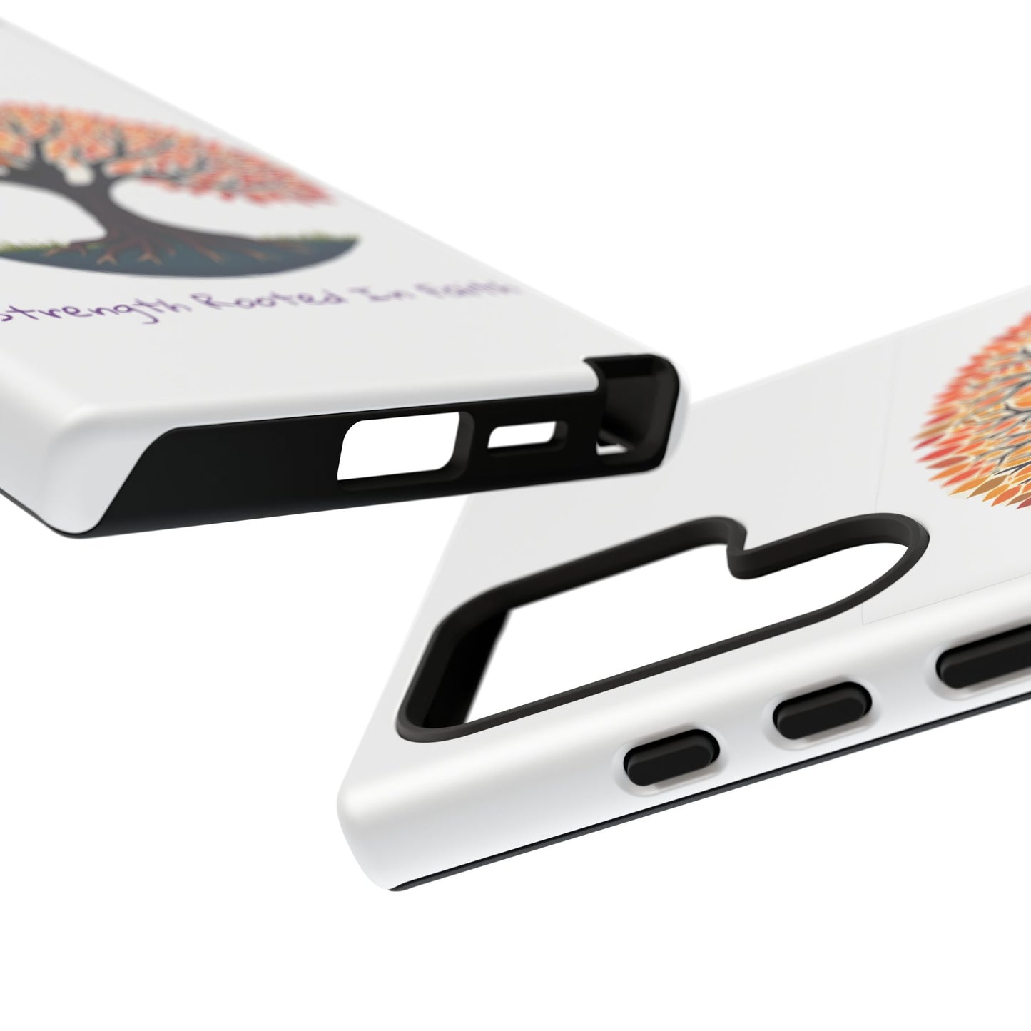Phone Case — "Strength Rooted In Faith" Tree of Life Christian Phone Case - S & M Design Studios