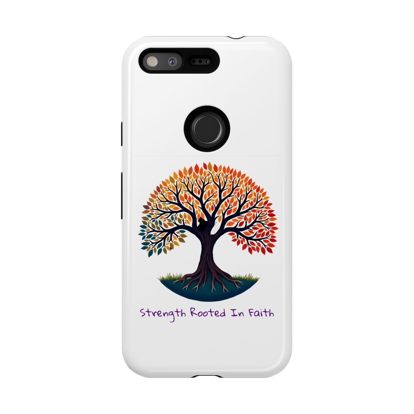 Phone Case — "Strength Rooted In Faith" Tree of Life Christian Phone Case - S & M Design Studios