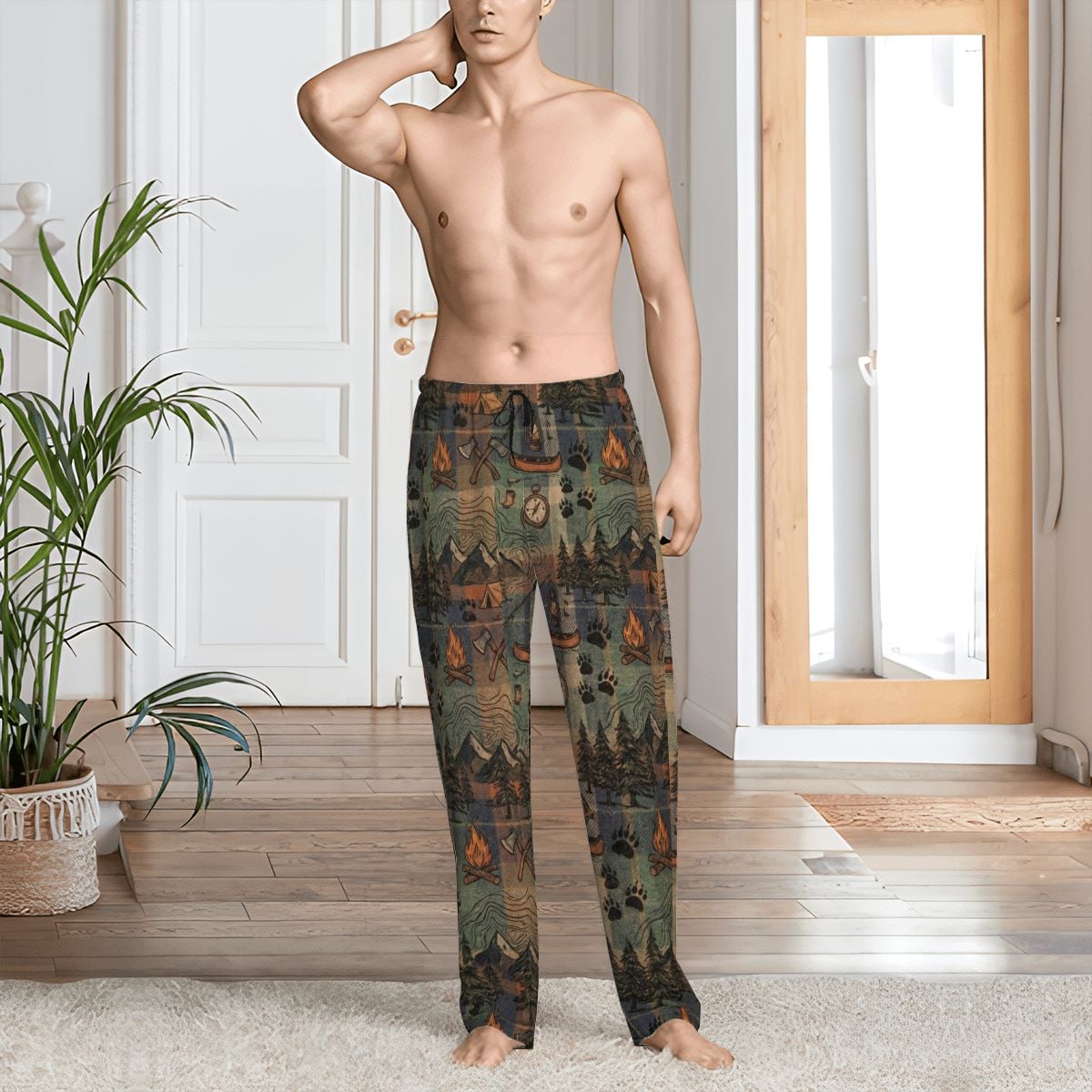 Men's Pajama Pants Customized Services pjs3000 S & M Design Studios