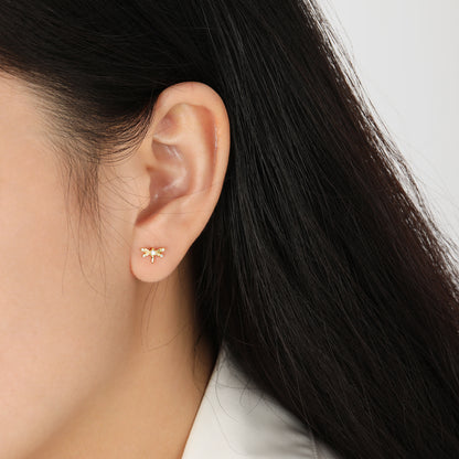 Dragonfly Earring, Gold Earring