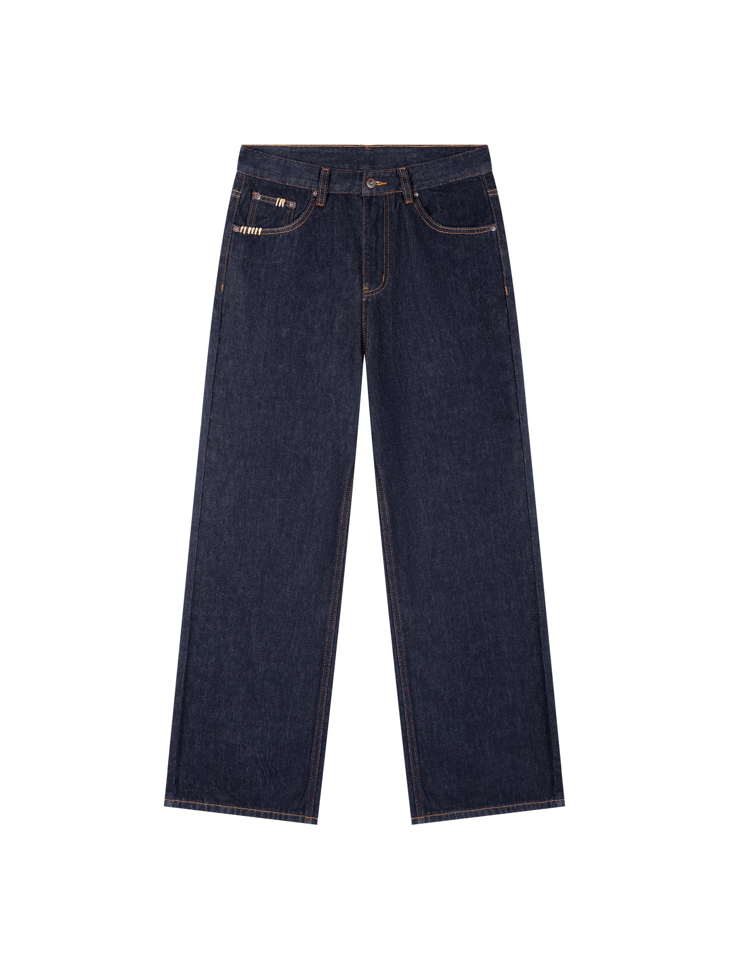 Heavyweight Straight Leg Denim Jeans ODMPOD