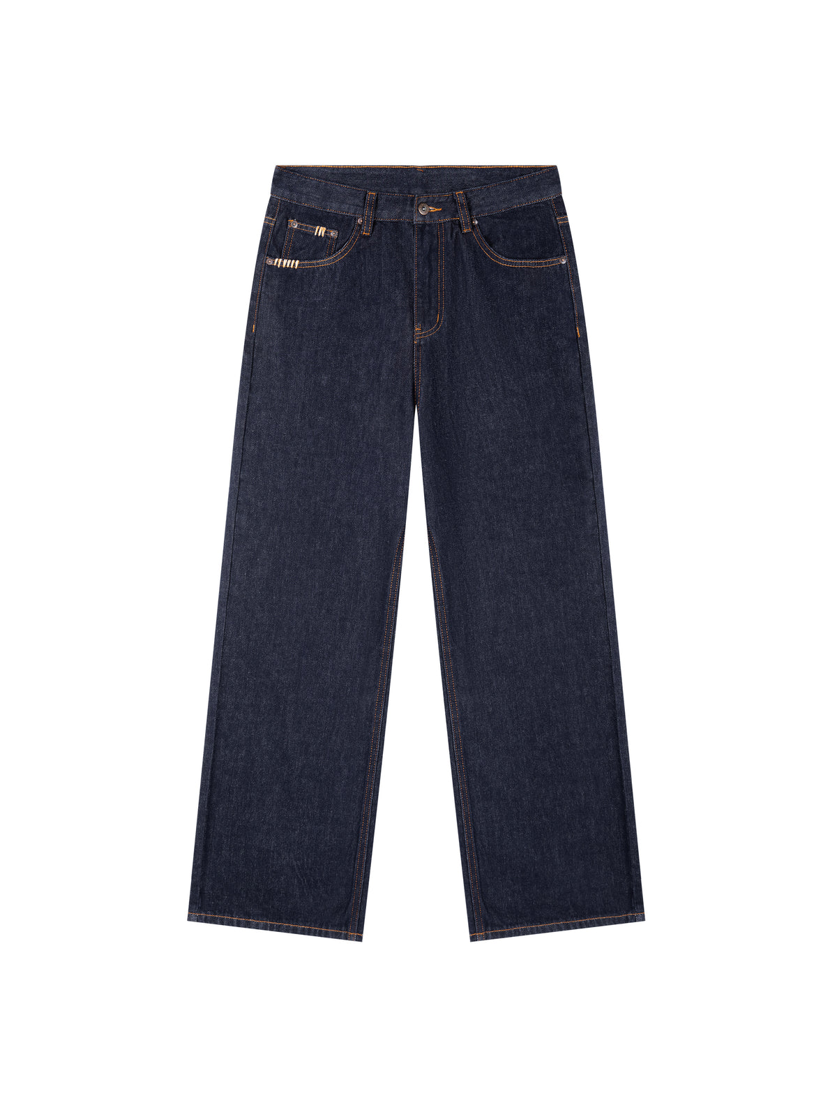 Heavyweight Straight Leg Denim Jeans ODMPOD