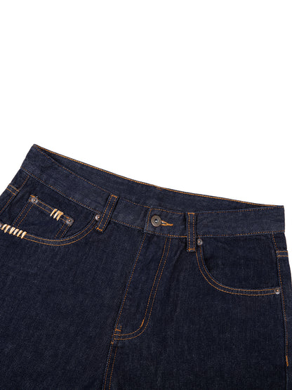Heavyweight Straight Leg Denim Jeans ODMPOD